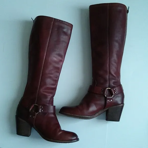 Frye Tabitha Tall Harness Boots