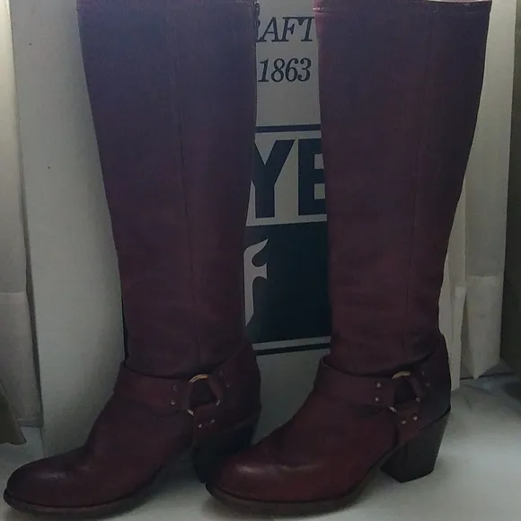 Frye Tabitha Tall Harness Boots