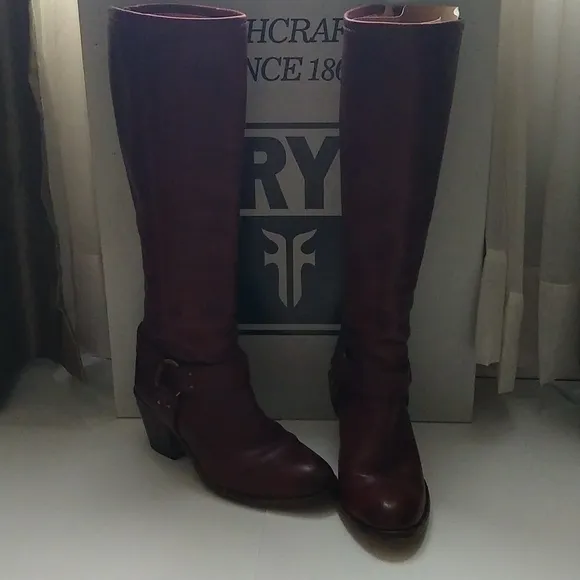 Frye Tabitha Tall Harness Boots