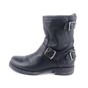 Frye Veronica Back Zip Short Moto Boots 5.5B