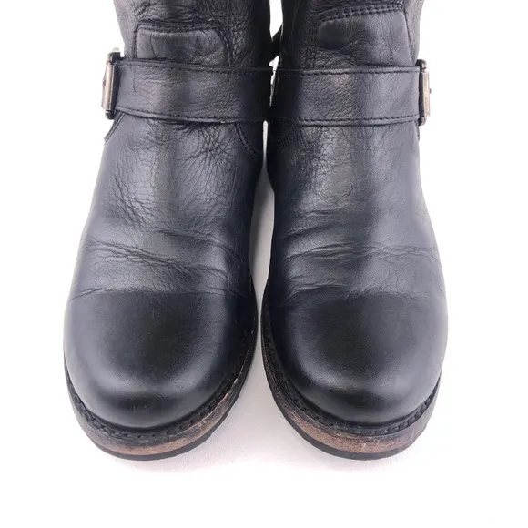 Frye Veronica Back Zip Short Moto Boots 5.5B