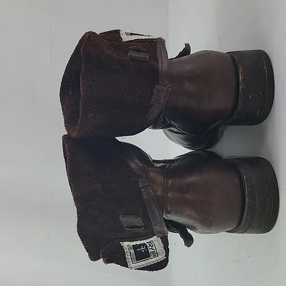 Frye Veronica Redwood Leather Women's Ankle Boots