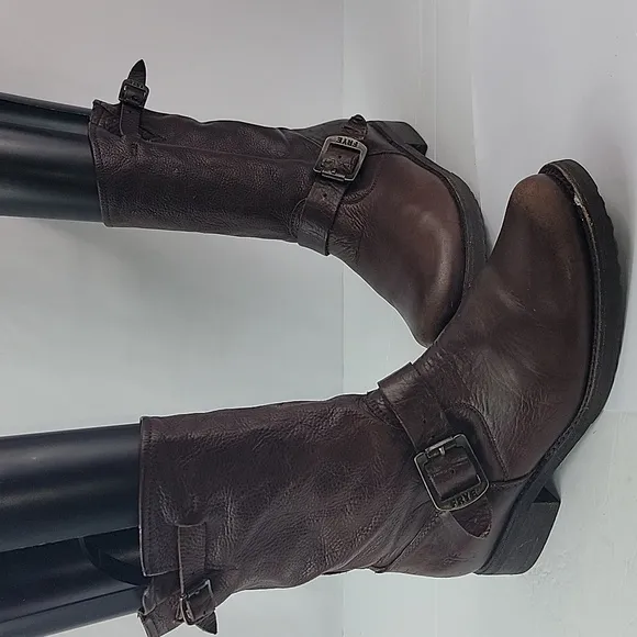 Frye Veronica Redwood Leather Women's Ankle Boots