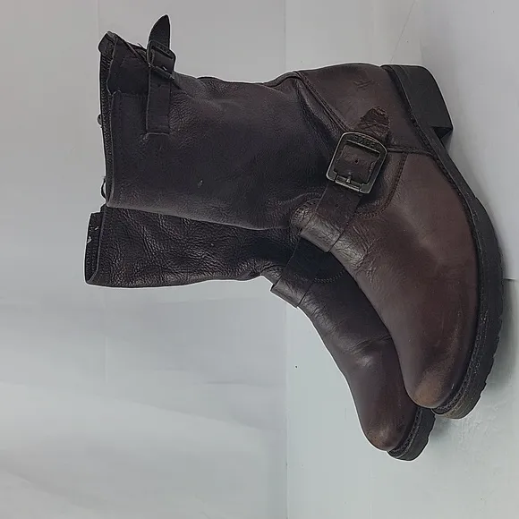 Frye Veronica Redwood Leather Women's Ankle Boots