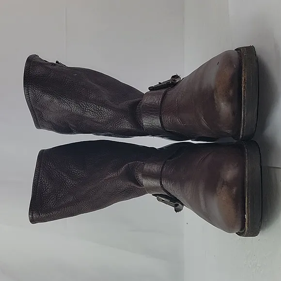 Frye Veronica Redwood Leather Women's Ankle Boots