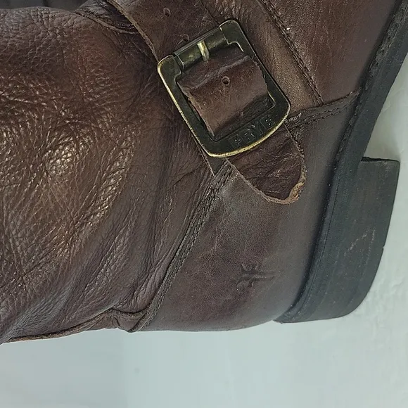 Frye Veronica Redwood Leather Women's Ankle Boots