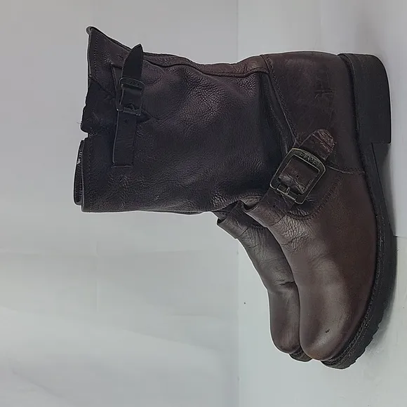 Frye Veronica Redwood Leather Women's Ankle Boots
