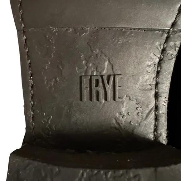 FRYE Veronica Short Black Boots 100% Leather Size 6.5