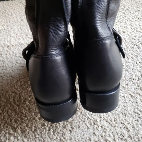 Frye Veronica Short Leather Moto Boots