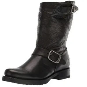 Frye Veronica Short Leather Moto Boots