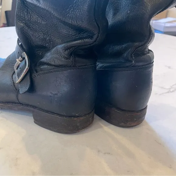 FRYE 🖤 Veronica Short Slouch Boot in Black Size 7