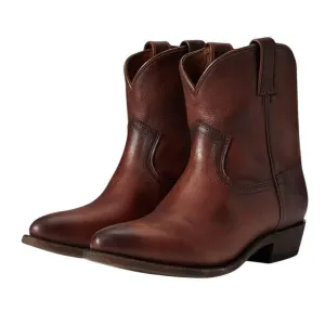 Frye Womens Billy Short Boots US 11M EU 41.5 Brown Leather Western EUC
