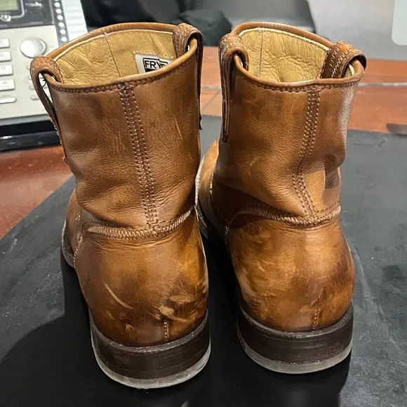 Frye Womens Jamie Stitch Short Ankle Pull On Western Boots, 7.5 B rare vintage
