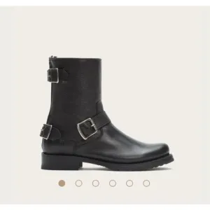 Frye Women’s Veronica Back Zip Short Boots Booties Black Size 6 B $328.00