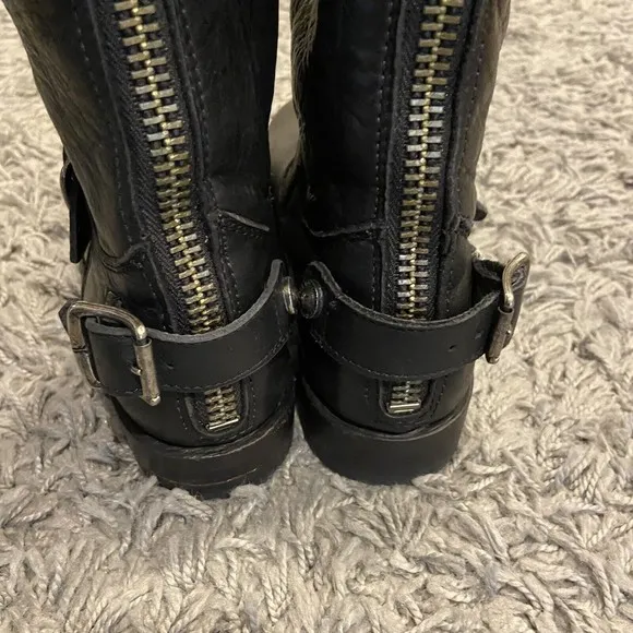 Frye Women’s Veronica Back Zip Short Boots Booties Black Size 6 B $328.00