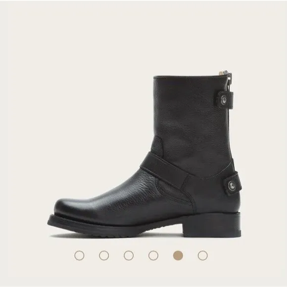Frye Women’s Veronica Back Zip Short Boots Booties Black Size 6 B $328.00