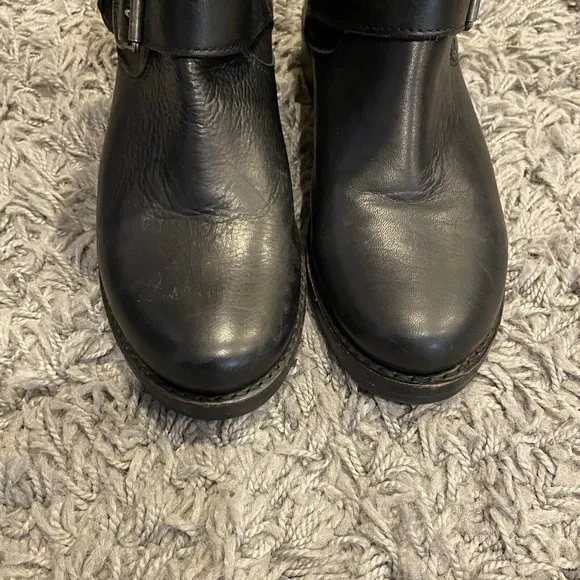Frye Women’s Veronica Back Zip Short Boots Booties Black Size 6 B $328.00