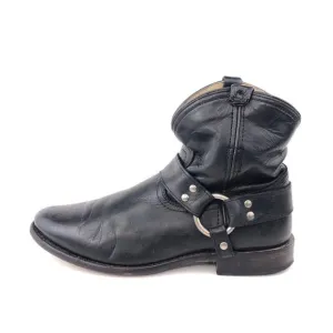 Frye Wyatt Harness Short Ankle Boots 7.5B