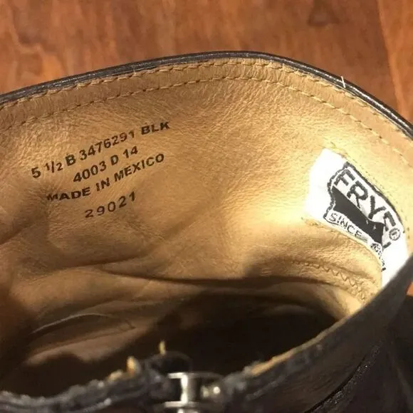 Frye Jackie Rivet short boot, size 5.5!