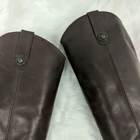 Frye Leather Tall Shaft Pull On Boots - Melissa Bu