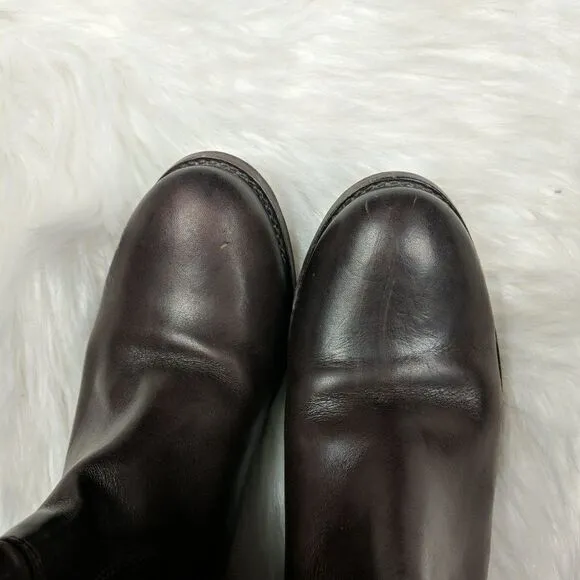 Frye Leather Tall Shaft Pull On Boots - Melissa Bu