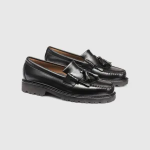 G.H Bass Mens Layton Lug Weejuns Loafer in Black, Size 8