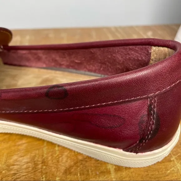 G.H.BASS &amp; CO Weejuns Weekend Penny Loafer Women’s Maroon size 7