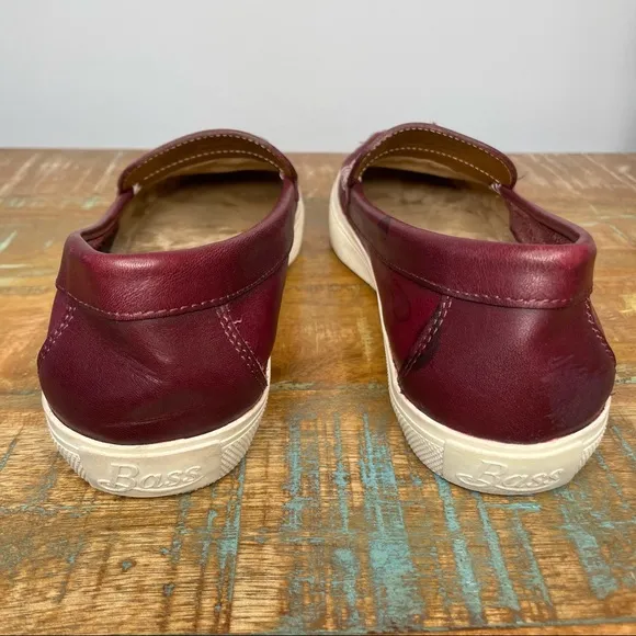 G.H.BASS &amp; CO Weejuns Weekend Penny Loafer Women’s Maroon size 7