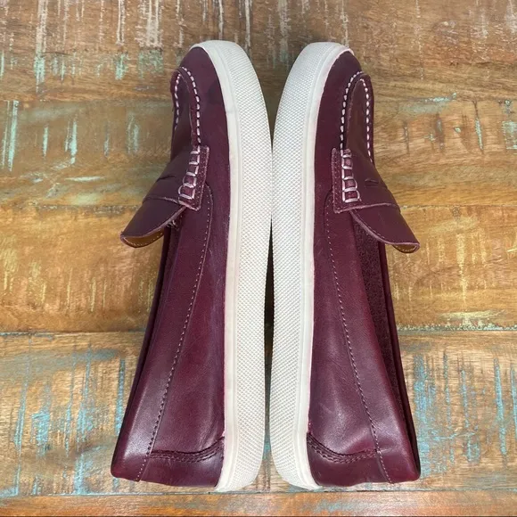 G.H.BASS &amp; CO Weejuns Weekend Penny Loafer Women’s Maroon size 7