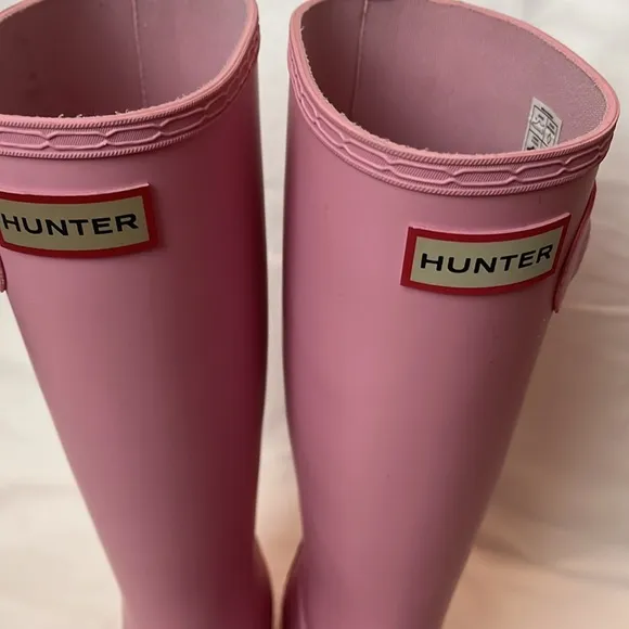 Girls Azalea Pink 14” Tall Hunter Boots