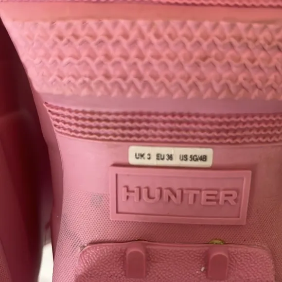 Girls Azalea Pink 14” Tall Hunter Boots
