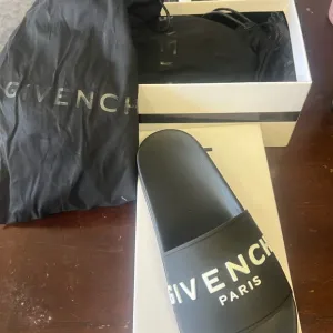 Givenchy Black Slide Sandals with Minimalist Design