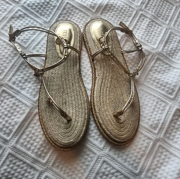 Gold Women's Sandals