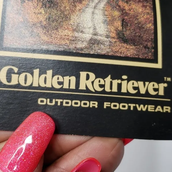 Golden Retriever Thinsulate Camo Duck Boots Sz. 6