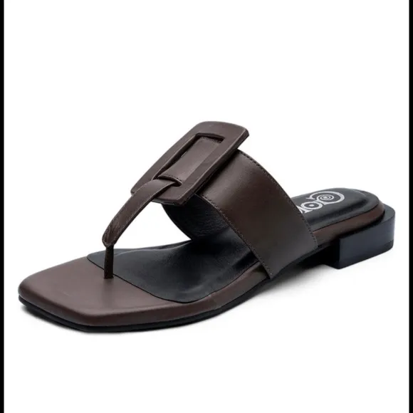Golo Bocthong Flip flop in luggage brown sandals size 6.5