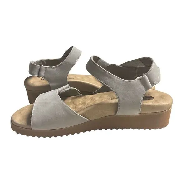 Gray Walking Cradles Chet Fully Adjustable Comfort Walk Sandals Size 10 N 125804
