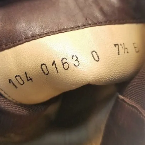 Gucci Brown Leather Block Heel Short Boots