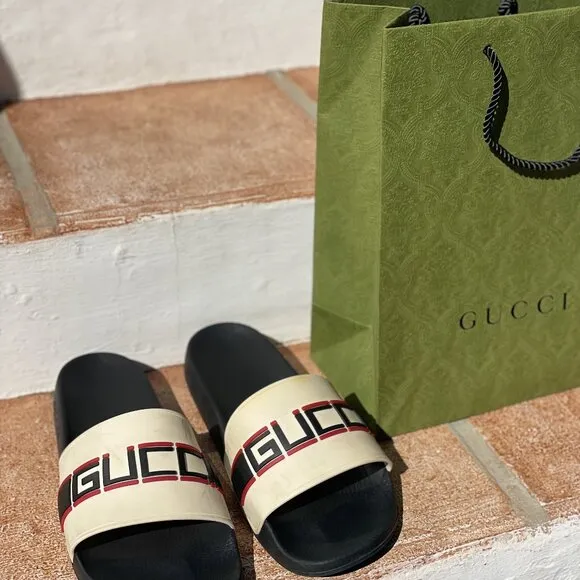 Gucci Web Slide Sandals