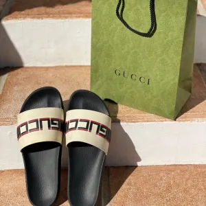 Gucci Web Slide Sandals