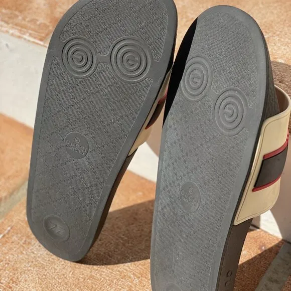 Gucci Web Slide Sandals