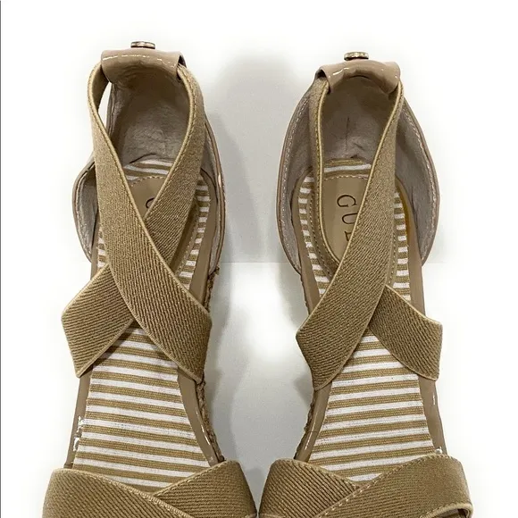 GUESS Penelope Espadrille Platform Wedge‎ Sandals
