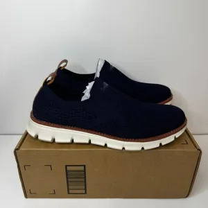 Haoyundong Navy Blue Men's Shoes non-slip running shoes, casual walking Size 44