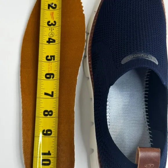 Haoyundong Navy Blue Men's Shoes non-slip running shoes, casual walking Size 44