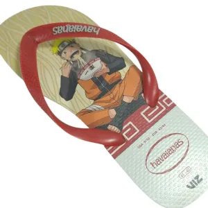 Havaianas Top Naruto Stee Grey Flip Flops Sandals US Sz 9 - 10 EU Sz 43 - 44 EUC