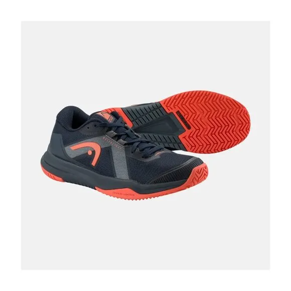 HEAD Sprint Pro 4.0 Junior Court Shoes - dark blue/red
