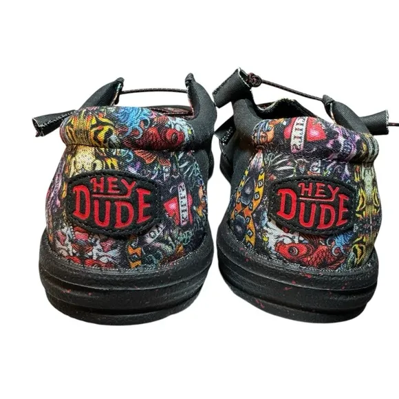 Hey Dude Wally Walls Art Shoes 10 M