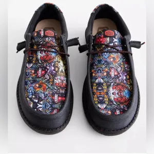 Hey Dude Wally Walls Art Shoes 10 M