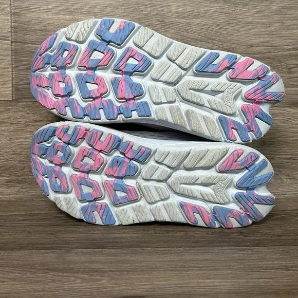 HOKA Kawana Running Sneaker Women's 7B White Ice Water Trainer Shoes Lightweight