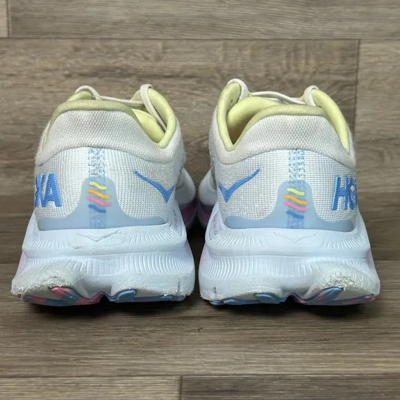 HOKA Kawana Running Sneaker Women's 7B White Ice Water Trainer Shoes Lightweight