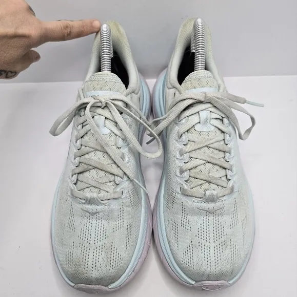Hoka | Mach pastel blue purple sporty lightweight running sneakers | WMS 7.5
